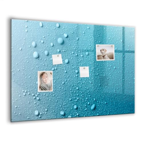 Tableau mural magnétique en verre parfait pour to-do listes dans votre cuisine