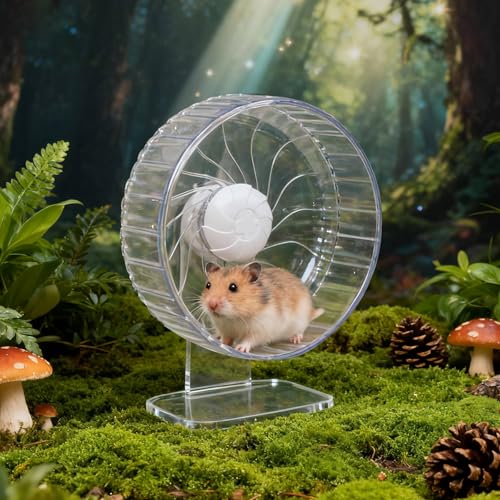 Roue de hamster silencieuse avec support réglable de 26.5cm - 3