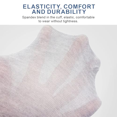 Image of 4 Pairs /6 Packs Ankle Socks Women Mens No Show Thin Athletic Running Low Cut Short Sock Anti-slip