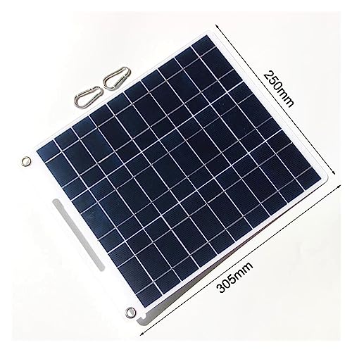 Panel solar portátil 5V con dual USB y 60W para carga rápida de batería 7