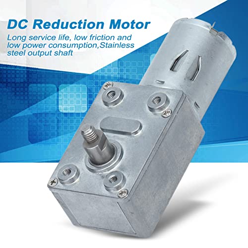 Image of Geared Motor, Superior Performance Low Power Consumption Corrosion Resistant DC Reduction Motor Superior Material for Intelligent Tracking for Driving Device(23RPM)