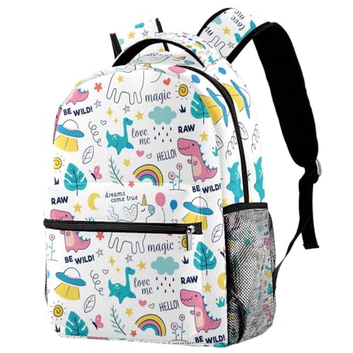 Sac à dos d'école motif licorne multicolore, le cadeau idéal pour ados