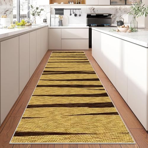CXUEHNL Alfombras de Pasillo Larga Alfombra de Cocina Lavable Alfombra Corredor Antideslizante Alfombras de Habitacion 80 x 240 cm Alfombras para Entrada Dormitorio Recibidor Salón Lavandería