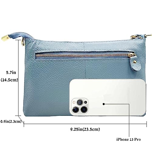 Image of Beurlike Leather Wristlet Wallet Clutch Purses For Women Small Crossbody Phone Bags