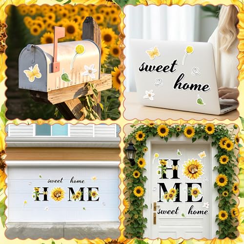 Imán decorativo girasol para refrigerador y lavavajillas miniatura 7