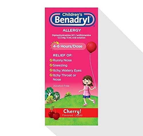Benadryl Allergy, líquido para niños, 8 onzas