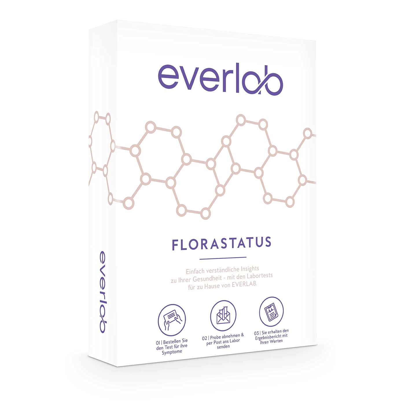 Florastatus Darmflora Test – Umfangreiche Untersuchung deiner aeroben & anaeroben Darmbakterien – Stuhltest – Selbsttest für Zuhause