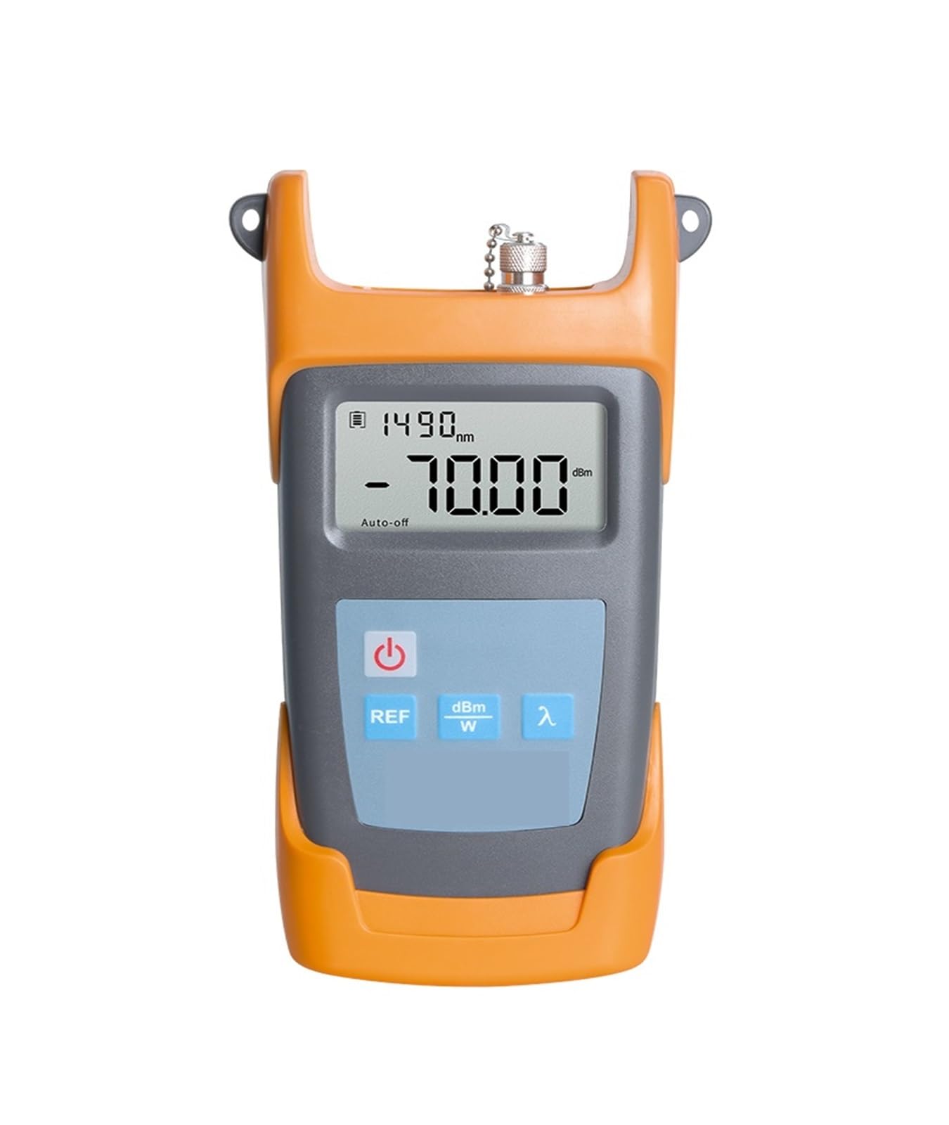 Cfwwsaq One Color Fiber Tester, Portable Fiber Optical Power Meter -70~+10Dbm For Telecom Fiber Optic Tester Optical Power Meter