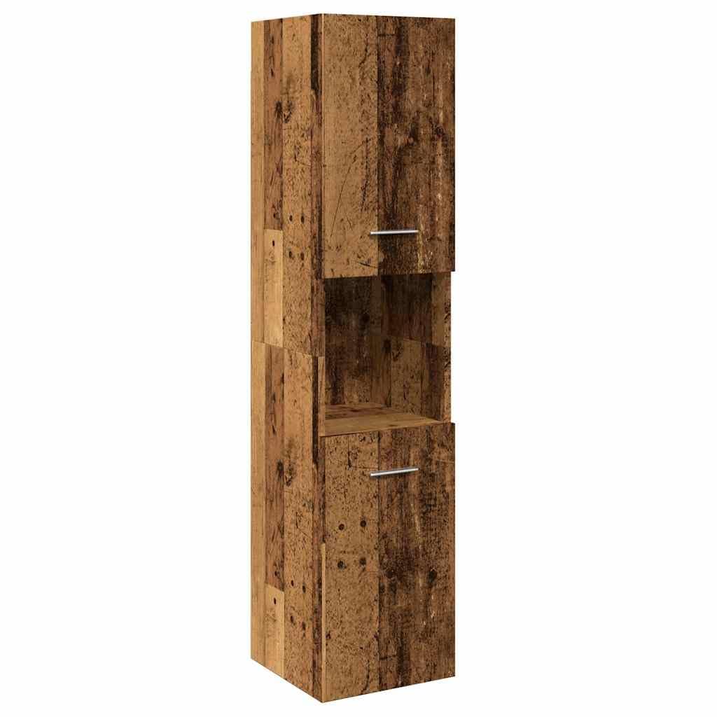 Armario de baño de madera para pared con diseño exclusivo de madera vieja