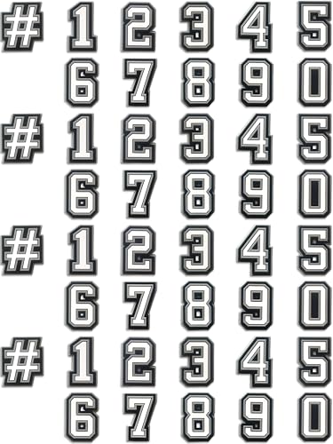 Mowzury 44PCS Number Shoe Charms for Clog Sandals,Cute Decoration Pins Accessories for Boys,Kids,Girls,Teens,men,Adults Party Favors Gift (44PCS)