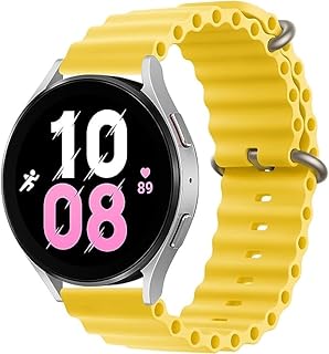 سوار ساعة سيليكون رياضي مقاس 20 ملم لساعة سامسونج جالاكسي 5/4 45 و40 ملم وجالاكسي 5 برو 50 ملم/ جالاكسي 4 كلاسيك 44 ملم 42 ملم/ ساعة جالاكسي 3/اكتيف 2، للنساء والرجال من Next store