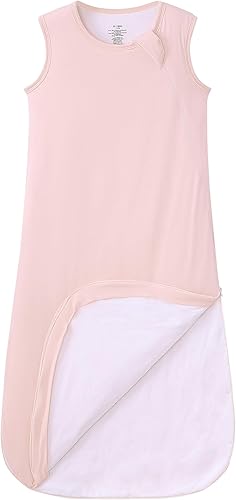 Saco de dormir unisex para bebés, mantas de viscosa de bambú TOG 0.5 Saco de dormir para bebés niños y niñas