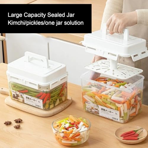 Récipient fermentation kimchi étanche : protégez vos conserves maison des moisissures d'air