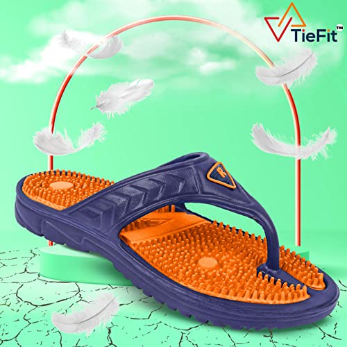 Image of TieFit Men's Accupressure Non-Slip Slipper Flip & Flop