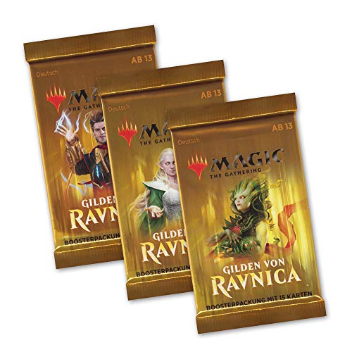 Preisvergleich Produktbild Magic the Gathering - Gilden von Ravnica - 3X Booster Packung - deutsche Ausgabe