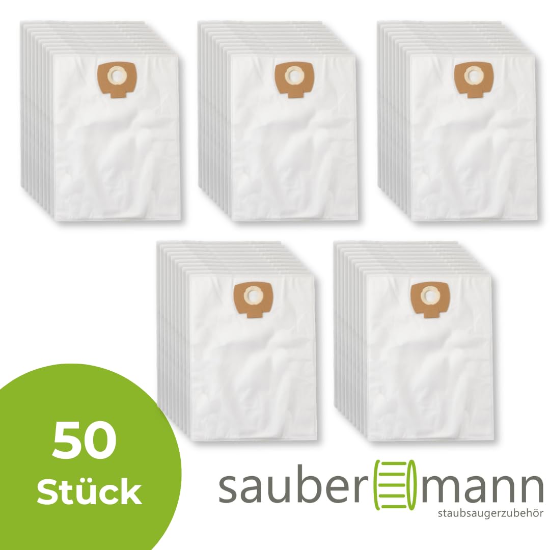 50x Premium Vlies Staubsaugerbeutel kompatibel mit Eibenstock SS 1400, SS 1401 L – Extra Reißfest & Hochleistungs-Filtration, 3-lagiges Mikrovlies