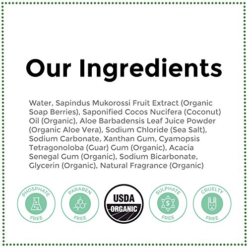 Rebel Green Usda Organic He Liquid Fresh Laundry Detergent - Natural & Hypoallergenic Laundry Soap, Lavender And Grapefruit - 64 Loads #TOP3