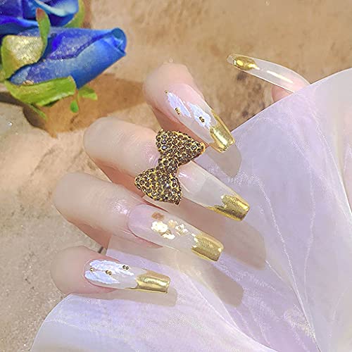 BullBallBoll 3D-Schleife, Nagelschmuck, Schleifen-Design, Strass, Legierung, Nagelkunst, Dekoration, für Frauen und… – Bild 4