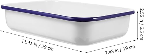 Miniatura 4 de Kichvoe Recipientes de alimentos para parrilla, bandeja para hornear panqueques, bandeja de almacenamiento resistente al desgaste, bandeja de