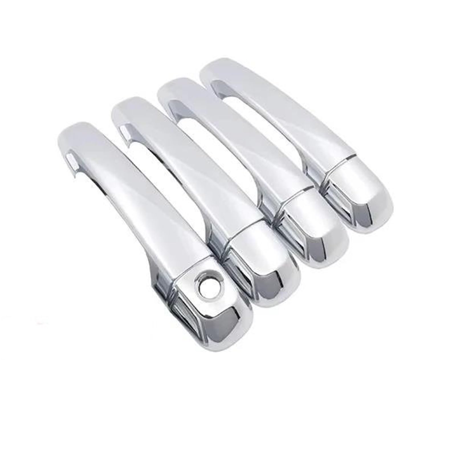 Yytemd 4Handle 2 Buttons Plating Door Handle Cover Car Decorate Exterior Acesories For Lexus Gx460 J150 Urj150 2010-2022 Chrome(4Handle 2 Buttons)