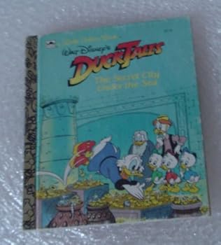 Unknown Binding Walt Disney, Duck Tales, the Secret City Under the Sea, a Little Golden Book