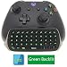 Whiteoak Xbox One S Chatpad Mini Backlit Gaming Keyboard Wireless Chat Message KeyPad with Audio/Headset Jack for Xbox One Elite & Slim Game Controller Gamepad - 2.4GHz Receiver Included -Black