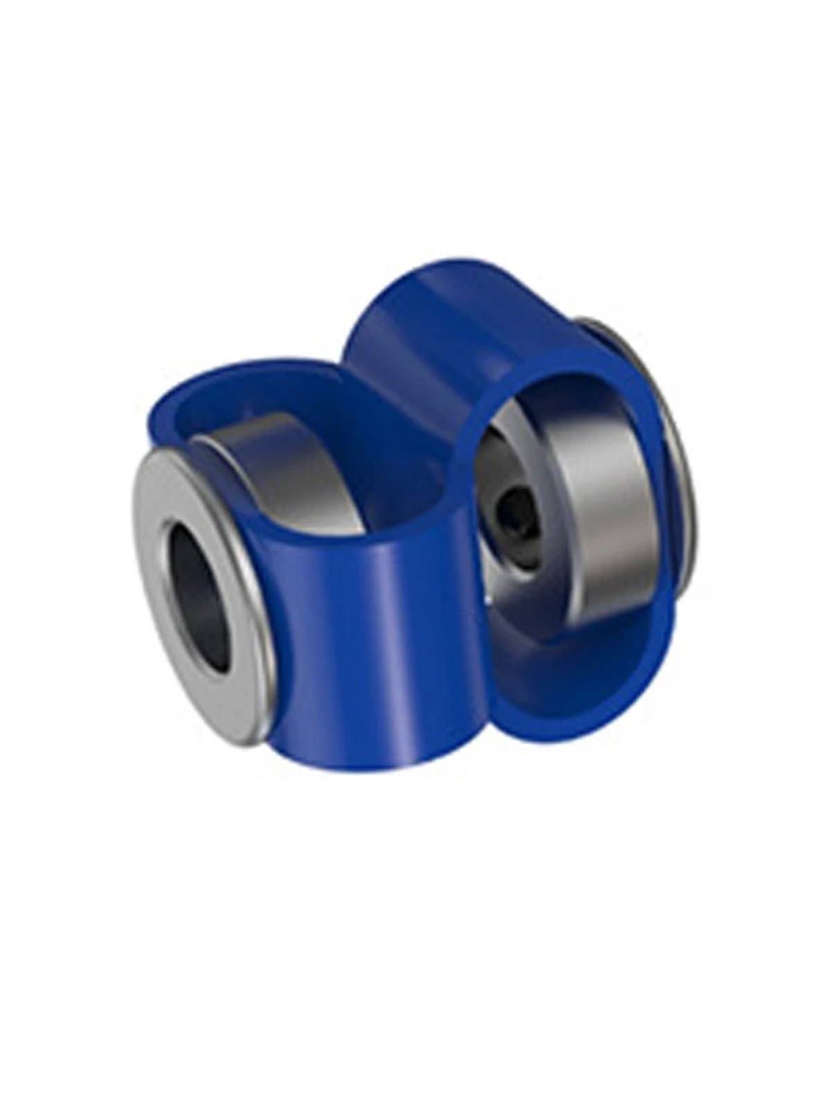 Accouplement flexible d'encodeur double boucle LS-D-D40L60 en alliage d'aluminium
