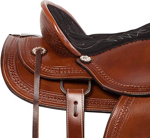 image for Riders Dream Wade Tree A Fork Premium Western Leather Roping Ranch Wor