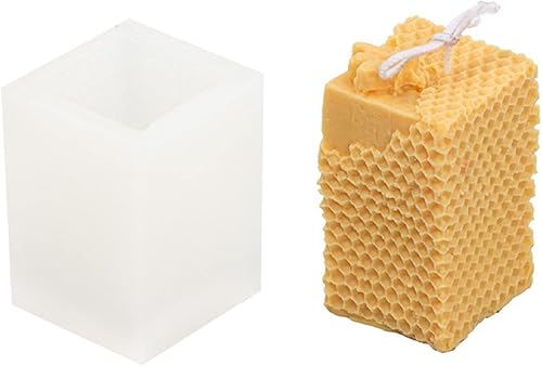 Miniatura 10 de Molde de vela de abeja 3D, molde de vela de panal, molde de vela de pilar, molde de vela acentuado, molde de vela de silicio, fabricación de velas