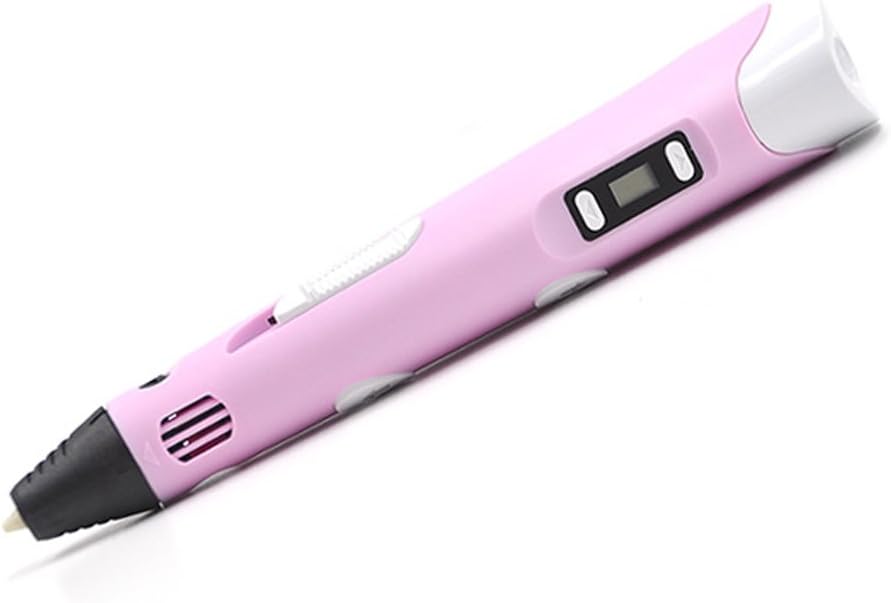 3D Printing Pen, 3D Drawing Pen with LCD Display + 5 FREE Multi-colored Biodegradable PLA Filament Refills (Totally 29m Long)