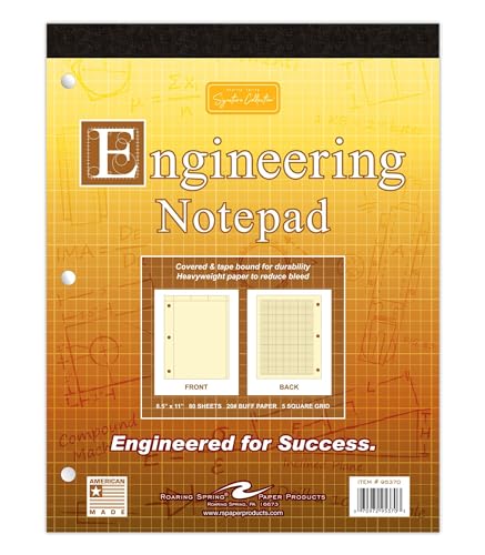 Roaring Spring Engineering Notizblock 21,6 x 27,9 cm