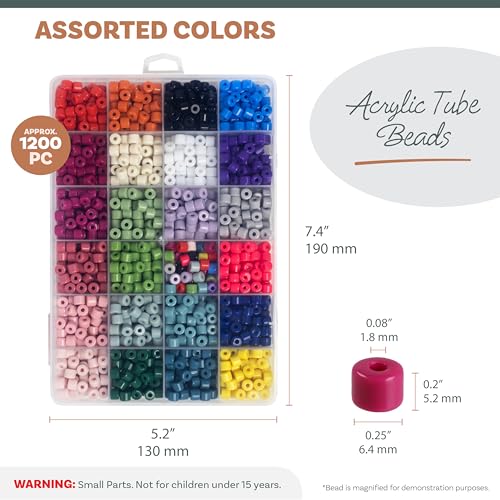 Perles acryliques pour ne plus manquer de couleurs : 1200 tubes rangés sans risque de mélange - 5
