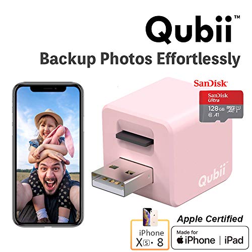 Qubii Photo Storage Device for iPhone & iPad, Auto Backup Photos & Videos