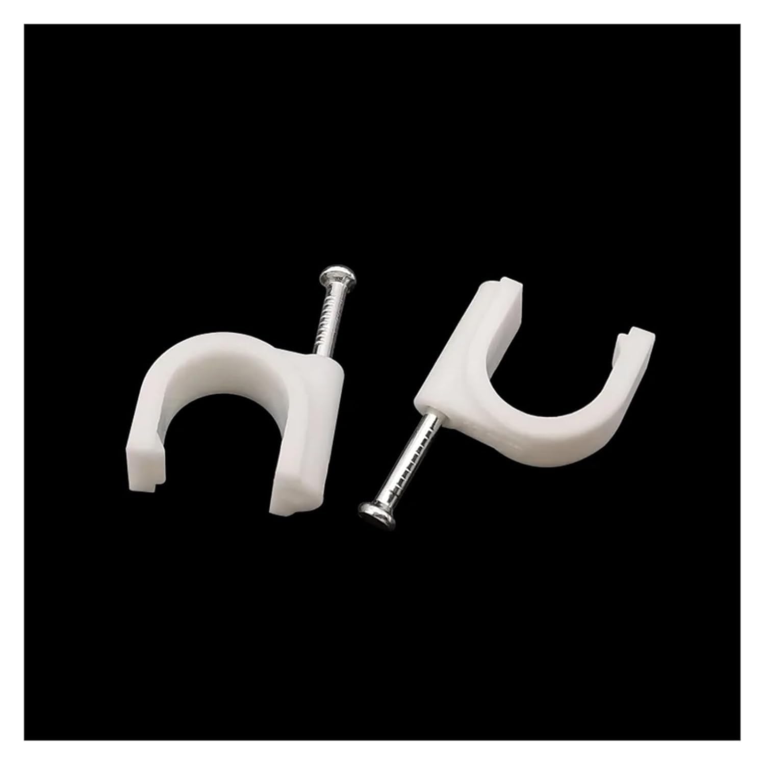 Pinces à câbles for rangement de câbles, pinces de rangement de fils, 100 pièces de serre-câbles en plastique for fils électriques 4 mm, 5 mm, 6 mm, 7 mm, 8 mm, 9 mm, 10 mm, 12 mm, support de serre-câ