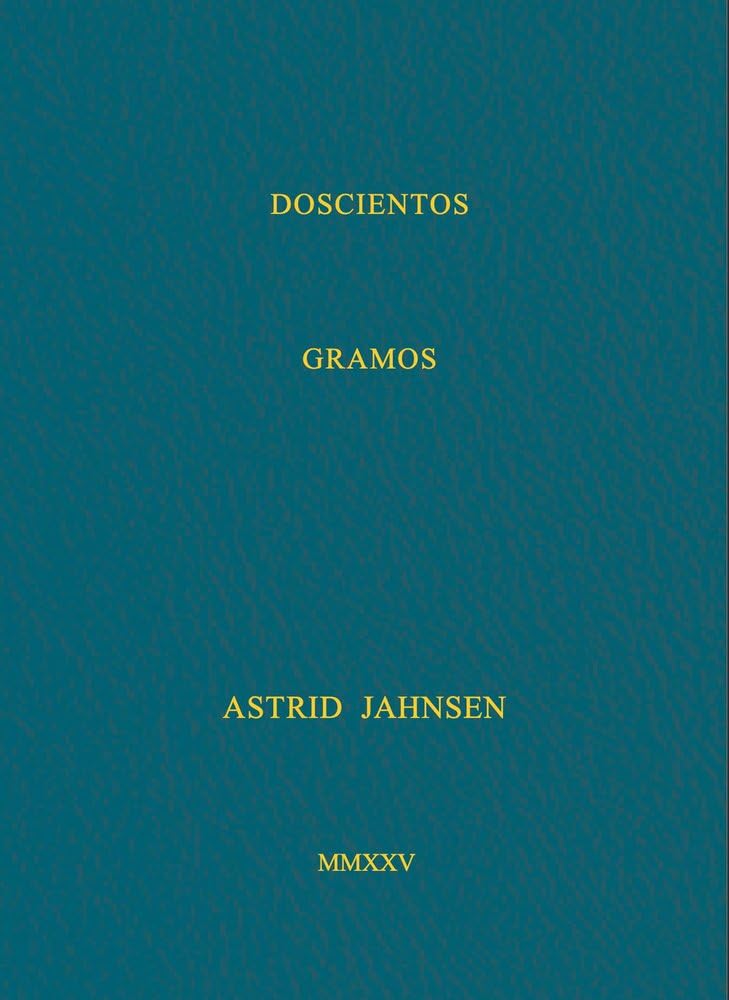 Doscientos gramos. (Libros de autor.)