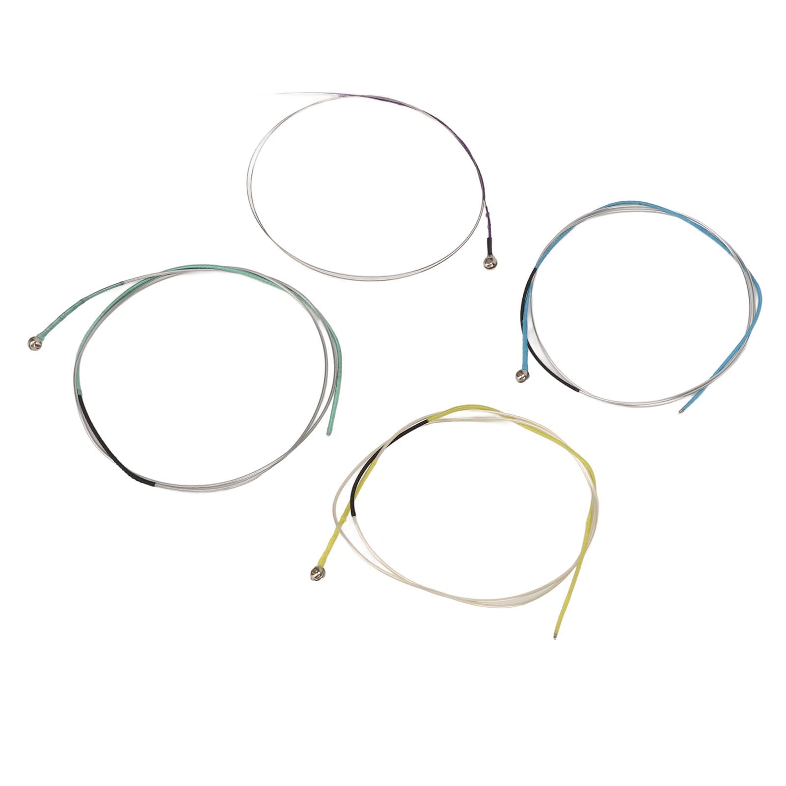 Set di Corde per Violino in Nylon Resistente in Acciaio Inossidabile per Dimensioni 1/2 1/4 3/4 / Eccellente Proiezione del Suono 12 Pezzi (COSÌ)