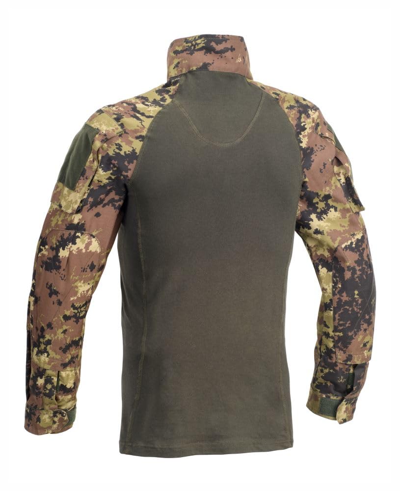 Defcon5 Combat Shirt Tiger 3267 Tasche sui Gomiti per Protezioni Soft (Vegetato ITA, 2X-Large)