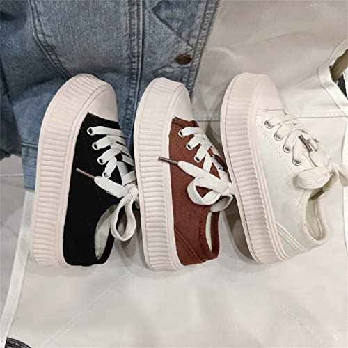 Generic Boys Athletic Shoes Toddler Little Kid Canvas Shoes Boys and Girls Low Top Slip On Platform Sneaker Shoe Walking Causal2