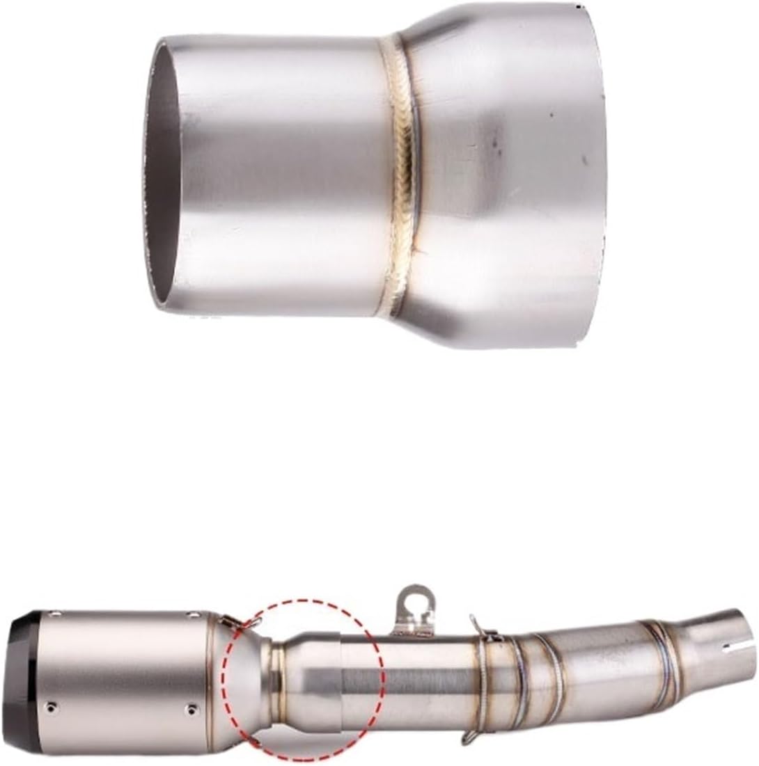 Universal Exhaust Muffler Adapter for Motorcycle Exhaust 51mm to 60mm 60mm to 51mm Exhaust Extension Pipe 51mm