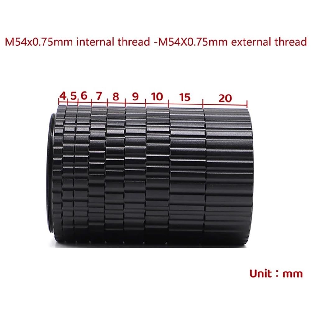 Bague D'extension M54x0.75 Pour Télescope - 4 à 20 Mm - Pour Ajuster La Mise Au Point, Oculaire