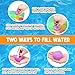 AUKSKY Reusable Water Balloons for Kids, Water Balloons Quick Fill, Summer Toy Water Toy for Boys and Girls, Pool Beach Toys for Kids ages 3-12, Self Sealing Water Splash Ball with Mesh Bag(6 PCS)