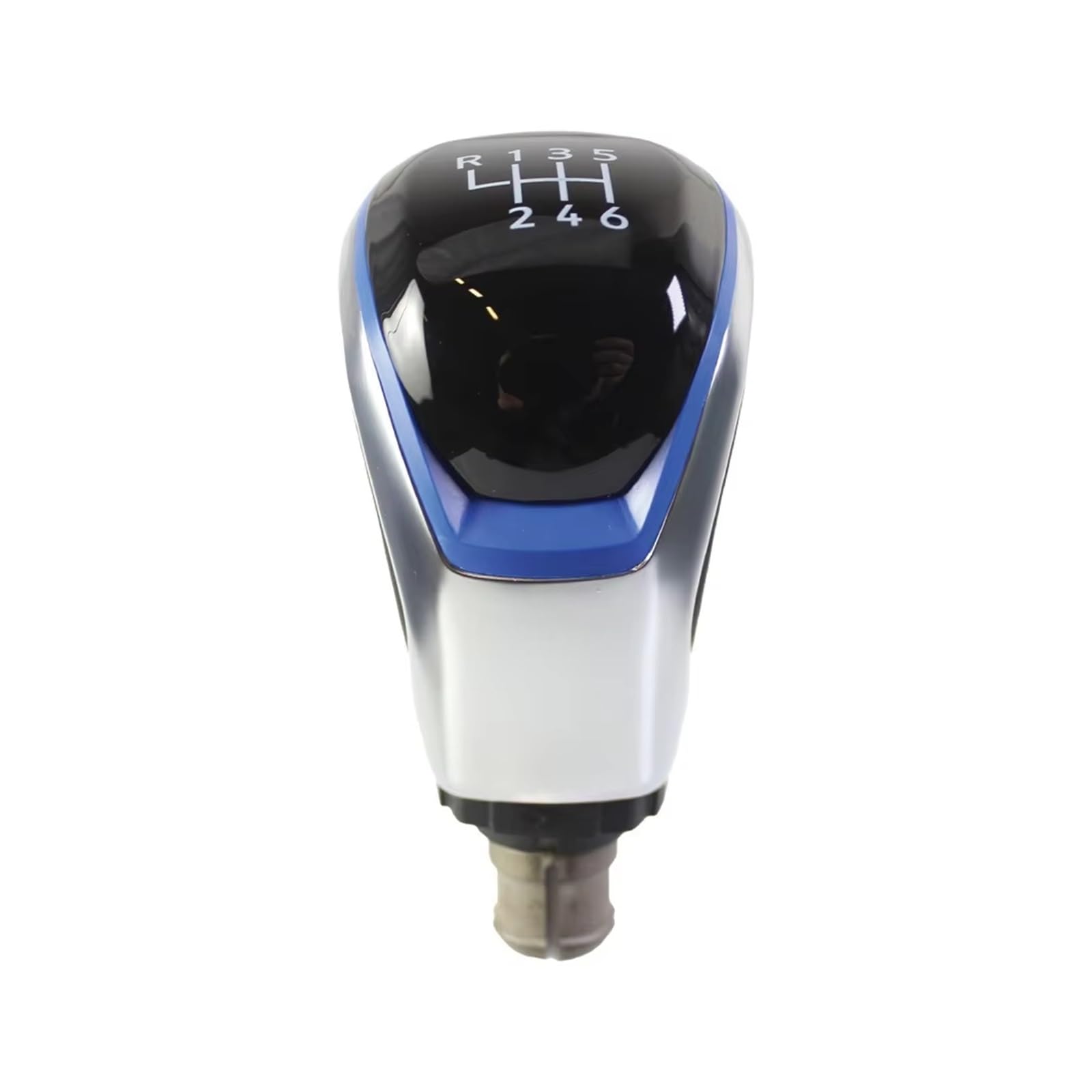 Shift Gear Knob Cover For VW For Caddy For Passat For Bora For Polo For Tiguan For Taigo For T-Roc 12mm Gear Stick Shift Knob 6 Speed Change Lever(Blue 6 speed)