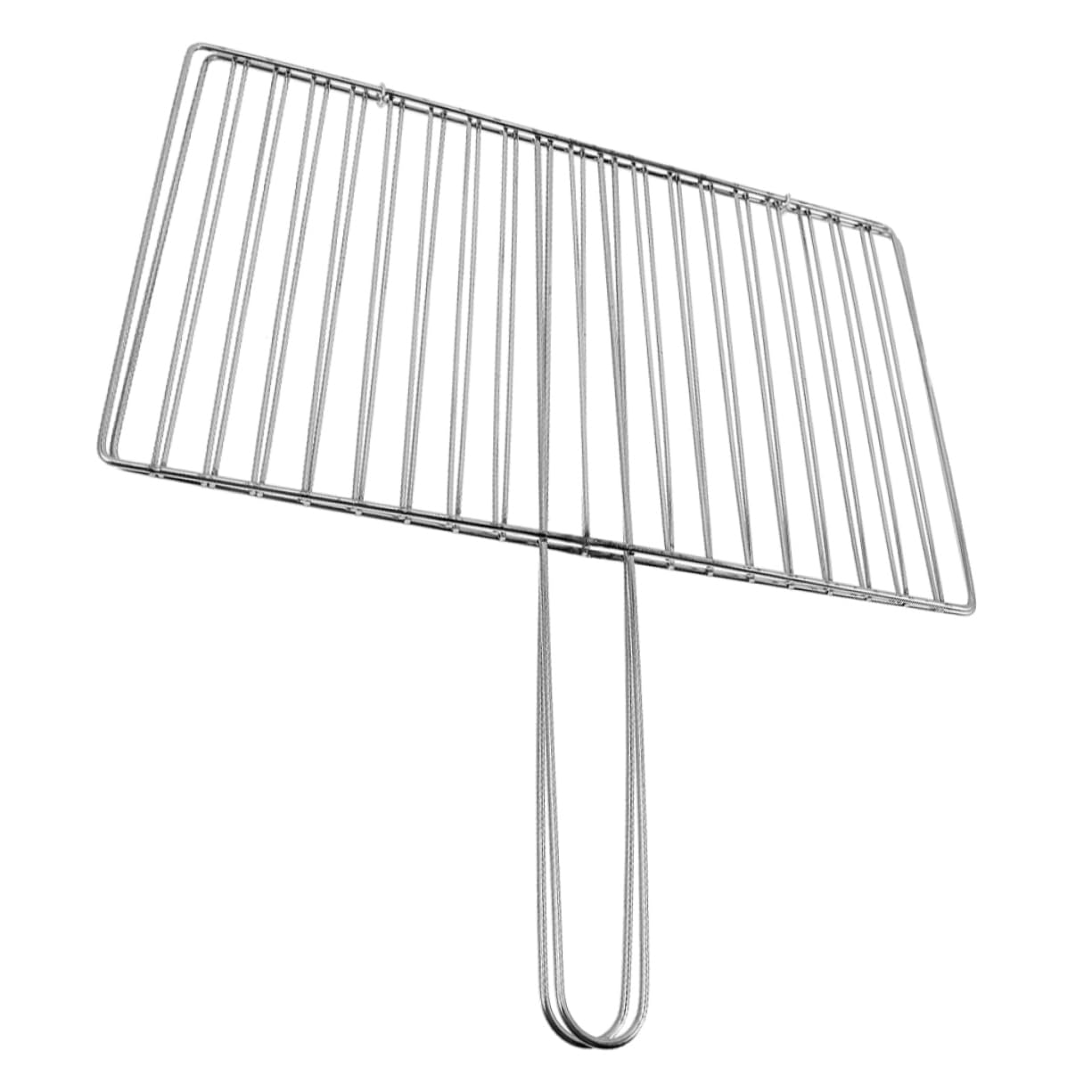 GALPADA Grill Rack with Handle Fr Outdoor Grilling Basket Camping Grill Rack Stainless Steel Grilling Basket for Fish Meat and Vegetables (Vertical Style)