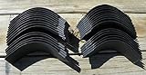 15 Each John Deere Tiller Tines PT8446 & PT8447 Full Set Model 550
