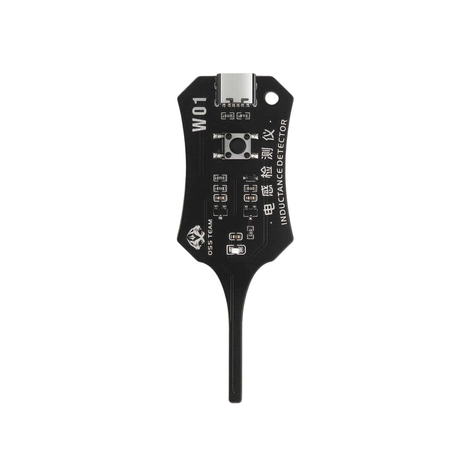 Slim Inductance Tester with Type-C Interface Compact Inductance Testing Probe Portable Inductor Tester with Type-C Connector Lightweight for Electronics Hobbyists, OSS W01 Inductance-image-25