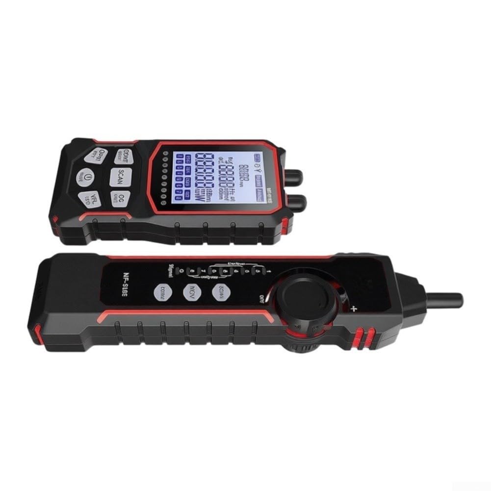 NF-918S Glasfasertester mit OPM & für vfl - PoE Spannungsprüfung für rj45 Kabeltester - 60V Schutz Typ-C