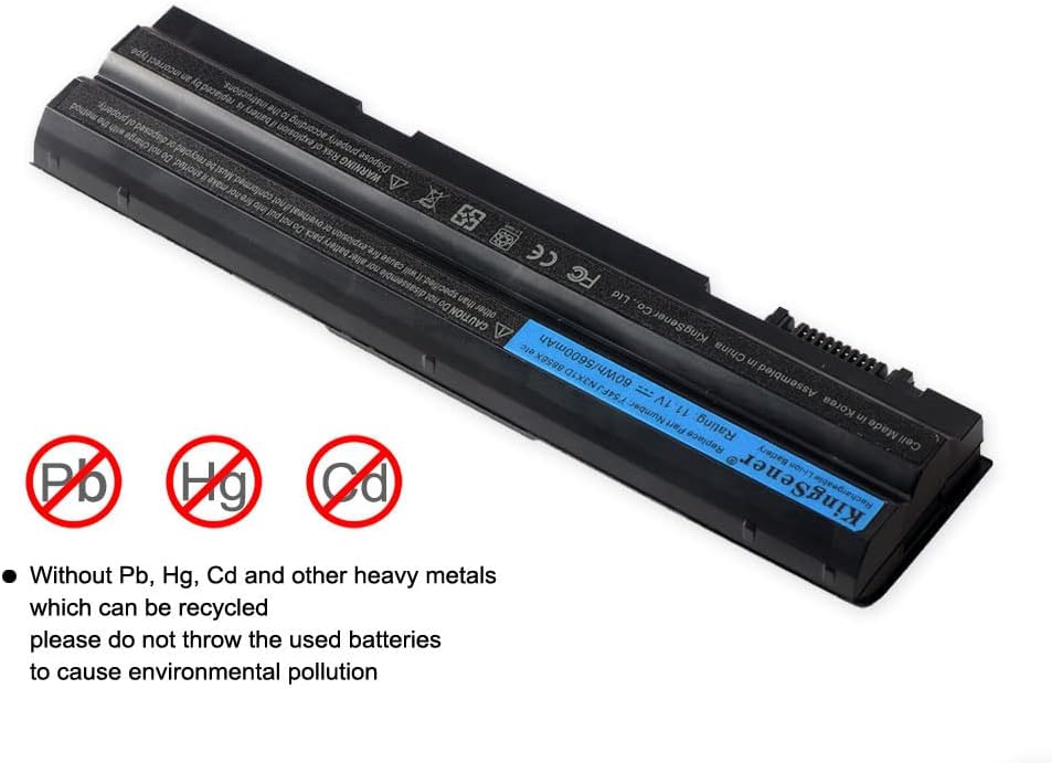 60WH T54FJ N3X1D Laptop Battery Replacement for Dell Latitude E6420 E6430 E6520 E6530 E5420 E5430 E5520 E5530 8858X M5Y0X 71R31 11.1V