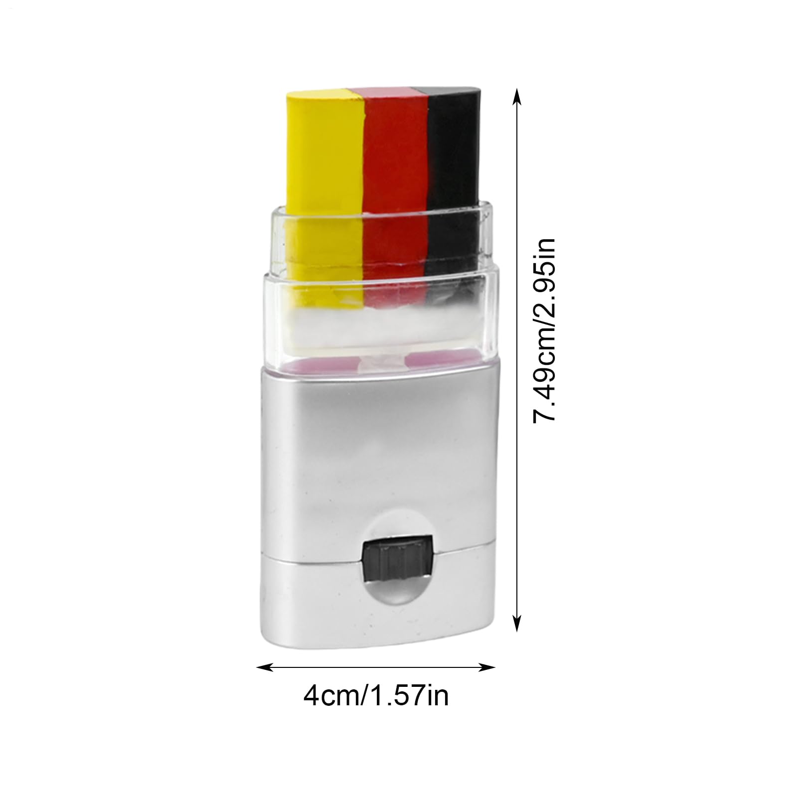 Maquillage Rouge, Blanc Et Bleu | Maquillage Drapeau Français | Maquillage Lavable 3 Couleurs, Motif Drapeau National | Maquillage Arc-en-ci-el