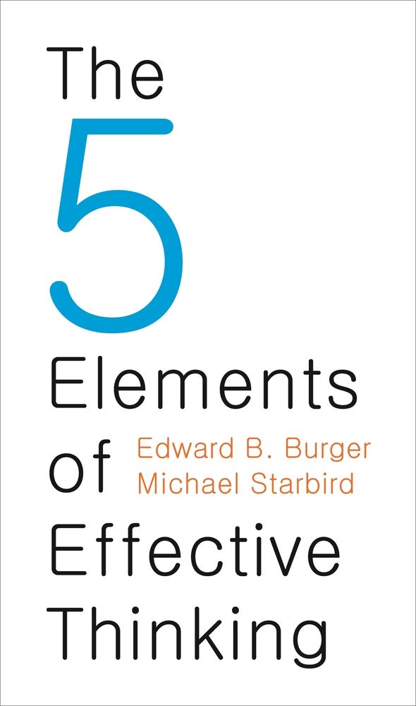5 Elements of Effective Thinking Hardcover – 15 March 2021