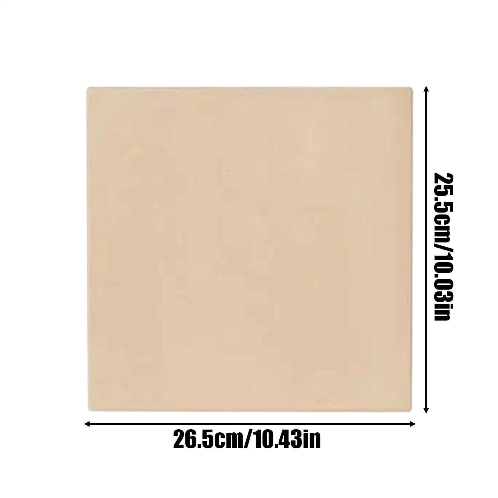 Pizza Stone for Oven | Ceramic Non-Stick Rectangular Baking Tray 30,5 x 30,5 x 1 cm 2100 g | Indoor Outdoor Oven, BBQ, Grilling, Cooking Bread, Pizza, Kitchen, Camping, Restaurant | Durable